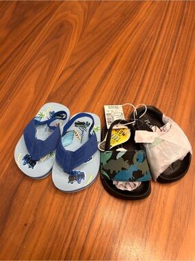 Bundle of Toddler Sandals The Children's Place Toddler Glow in the Dark Dino
